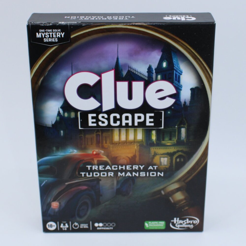 Clue Board Game Treachery at Tudor Mansion, Escape Room Game